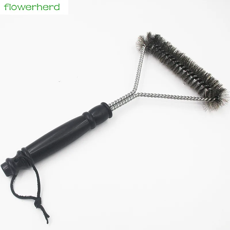 Non stick Barbecue Grill BBQ Brush Stainless Steel Wire Bristles