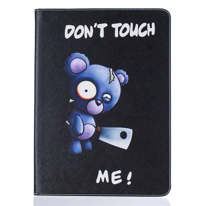 Cute Bear Case PU Leather For Ipad Pro 9.7 Case for Ipad Pro Mini Butterfly Flower Stand Tablet Cover 9.7 Inch Wallet Fip Cases (33)