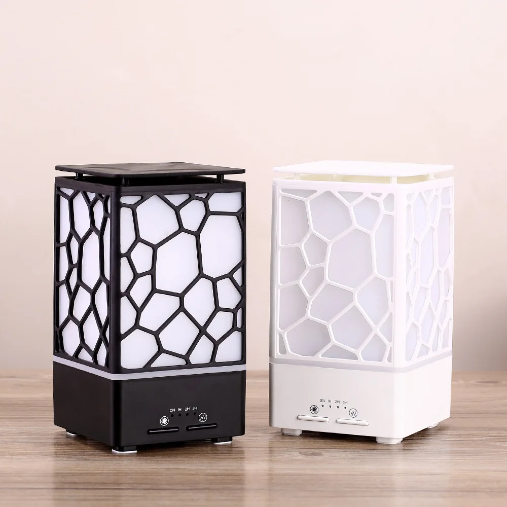 

Household Beautiful Water Cube Mist Maker Fine Fogger Large Mist Essential Oil Diffuser LED Lights Ultrasonic Air Humidifier