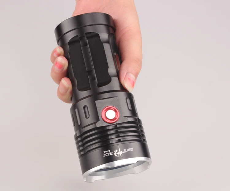 Skyray King Мощный тактический светодиодный фонарик 10000 лм фонарь 7 x CREE XM L T6 для