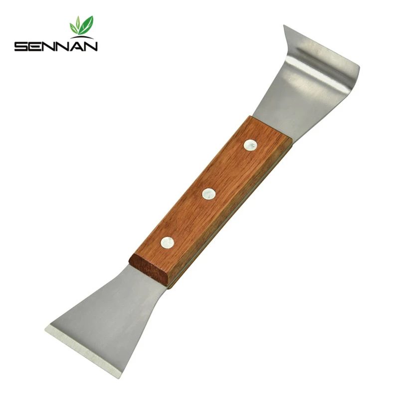 

SenNan Beekeeping Tools Scraper New Wood Handle Hive Tools For Scraper Cleaning Beehive Beekeeping Equipment
