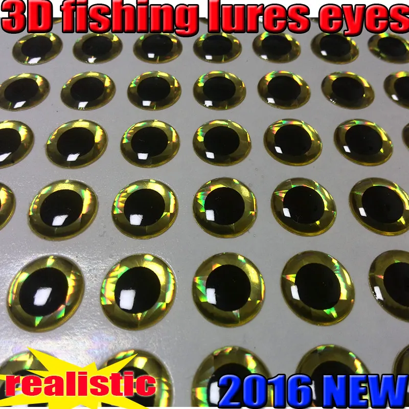 2018 новые 3D рыболовные приманки глаза для ловли нахлыстом выберите размер: 4 мм 16