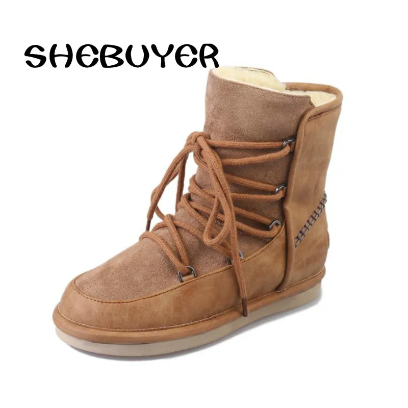 short boots with fur inside