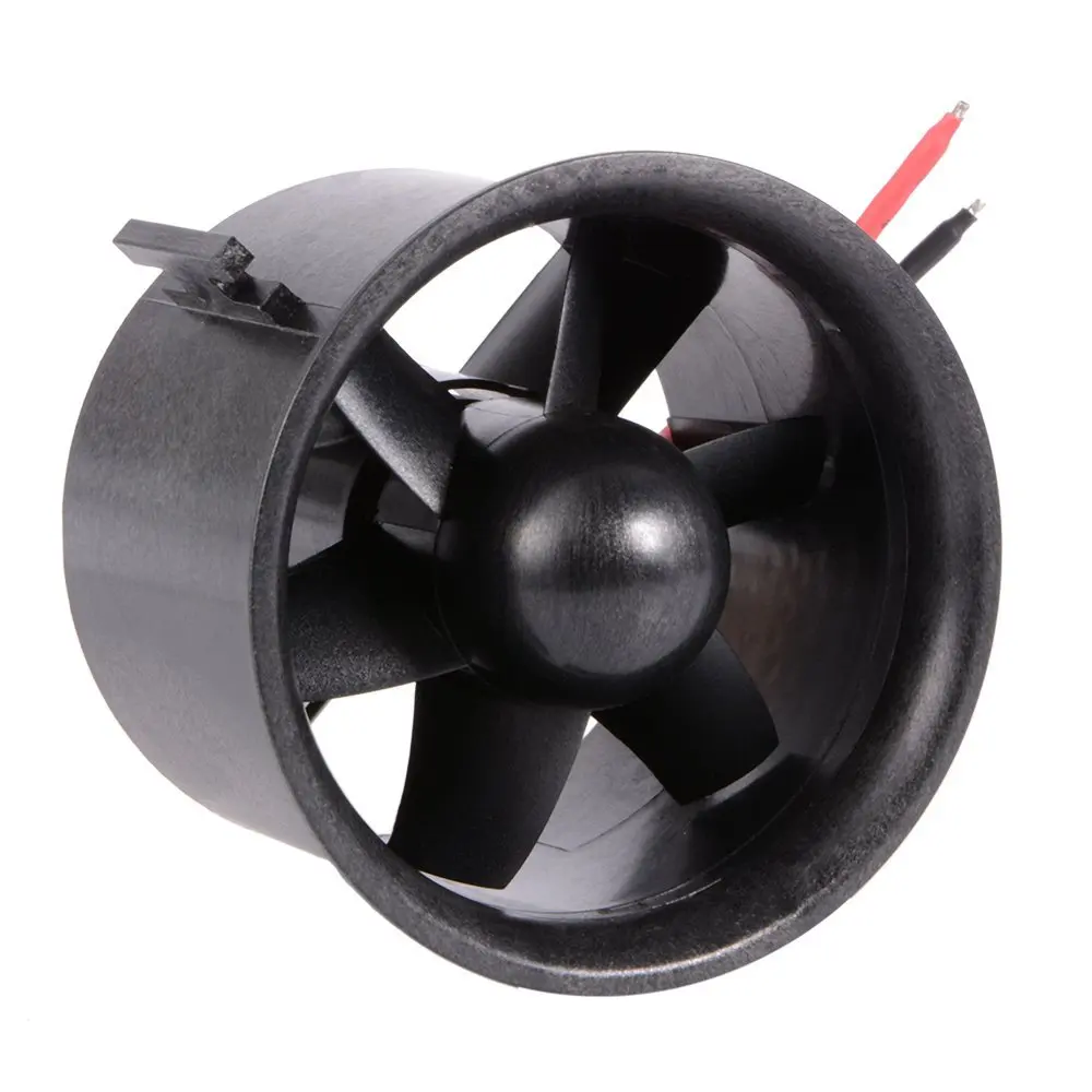 QX двигатель 70 мм EDF Ducted 6 Rotor Fan с QF2822 3000KV бесщеточный внешний мотор баланс