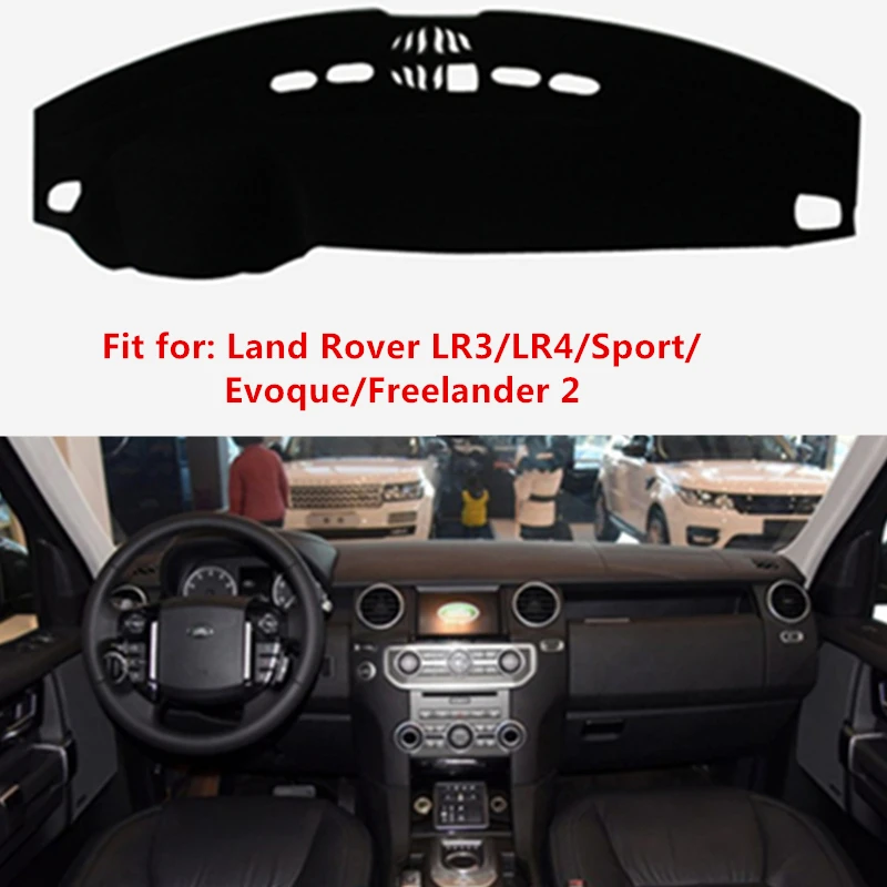Для Land Rover Дискавери Спорт LR3 LR4 freelander 2 автомобиль эвок приборной панели Чехлы Dashmats Pad Авто тени подушки ковровое покрытие