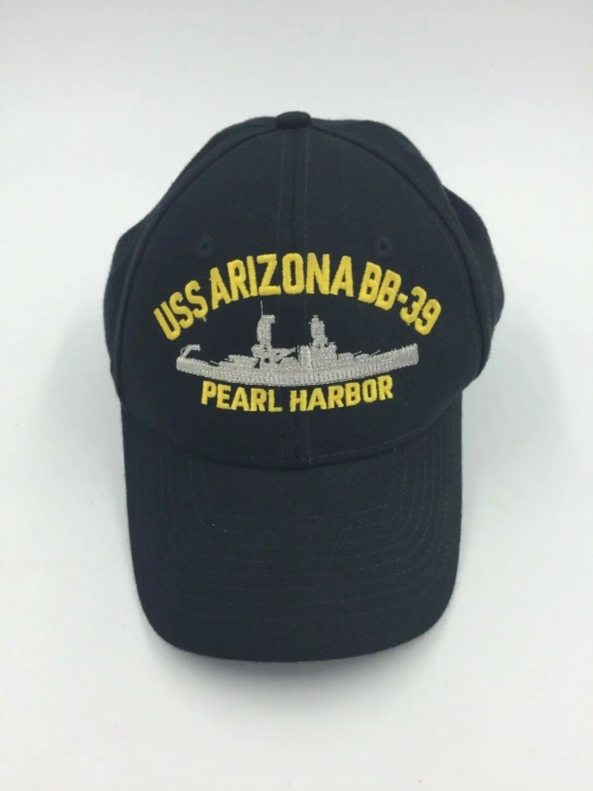 

Printing USS Arizona BB 39 Baseball Cap Hat Pearl Harbor Hawaii Battleship Adjustable