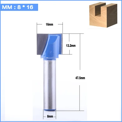 8 мм хвостовик очистки нижней гравировки твердого бит карбида фреза Деревообрабатывающие инструменты ЧПУ фреза Концевая фреза для древесины плоская дверь - Длина режущей кромки: 8mm X 16mm