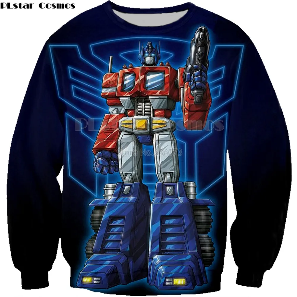 Толстовка PLstar Cosmos Super Hero Movie Optimus Prime с 3d принтом Детская толстовка спортивная