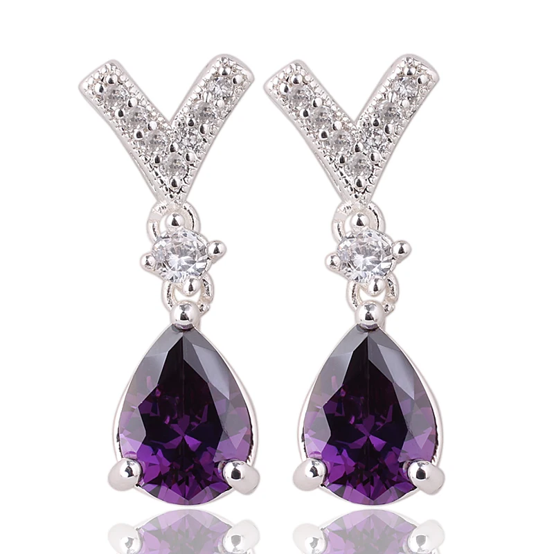 spesifikasi Wanita Sterling Silver 925 Anting Menjuntai Y Gaya 8x10mm Pear Cut Cubic Zirconia Perhiasan Rhodium Disepuh E102 Beli Wanita Sterling Silver 925 Anting Menjuntai Y Gaya 8x10mm Pear Cut Cubic Zirconia Perhiasan Rhodium Disepuh E102