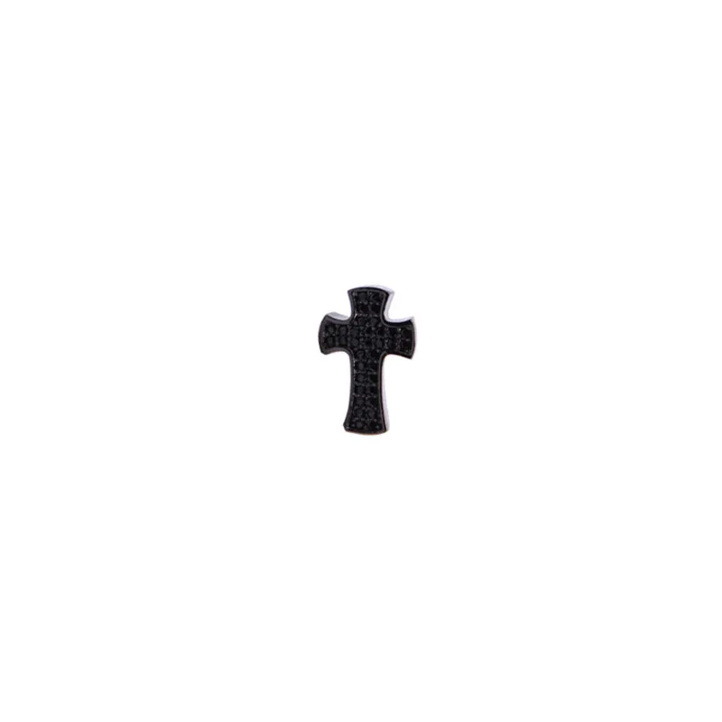 classic Style Micro mosaic Zirconia cross for Jewelry Making Supplies Bracelet Bead Women&men DIY Accessories Loose Wholesale Jewelry Findings