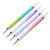 1PC Dual-ended Nail Rhinestone Dotting Pen Tool Gen Studs Picker Wax Pencil Manicure Nail Art Tool New Arrvial 1
