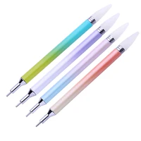 1PC Dual-ended Nail Rhinestone Dotting Pen Tool Gen Studs Picker Wax Pencil Manicure Nail Art Tool New Arrvial 1