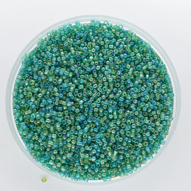 

2X2mm 1000 Pcs Transparent AB Color Czech Glass Seed Spacer Beads For Jewelry Making DIY Pick 12 Colors N003