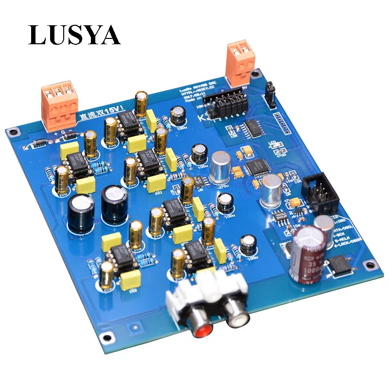  Lusya AK4490EQ DAC decoder Official standard circuit I2S DSD input Semi-finished DIY Kits B3-002