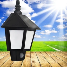 Светодиодный светильник на солнечных батареях, наружный декоративный водонепроницаемый Уличный настенный светильник для сада