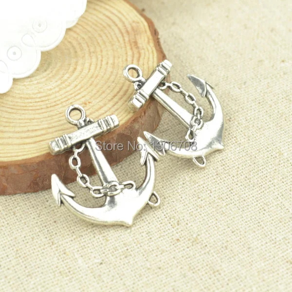 HOT 30pcs Necklace&bracelets making for metal anchor charms tibetan