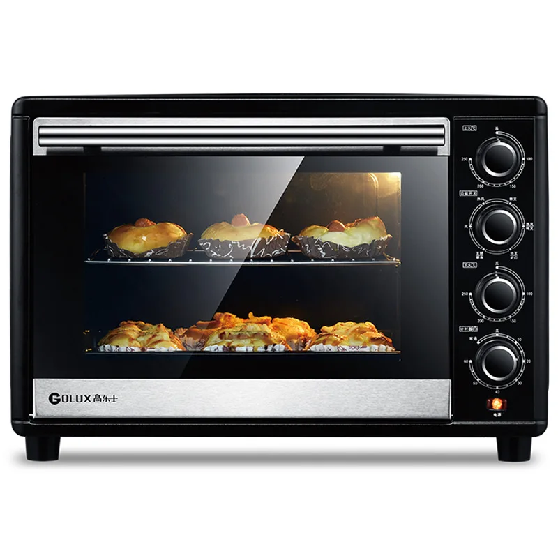 38L Home Large Multi function Electric Oven Healthy No Fumes Non stick