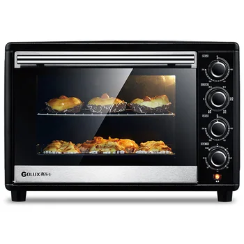 

38L Home Large Multi-function Electric Oven Healthy No Fumes Non-stick Coating One-button Thawing Electric Oven for Bread