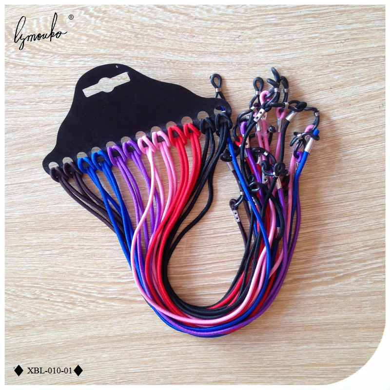 

Lymouko 12pcs/Lot Multicolor High Elastic Sport Glasses String Cord Sunglasses for Nonslip Lanyard Neck Rope Strap