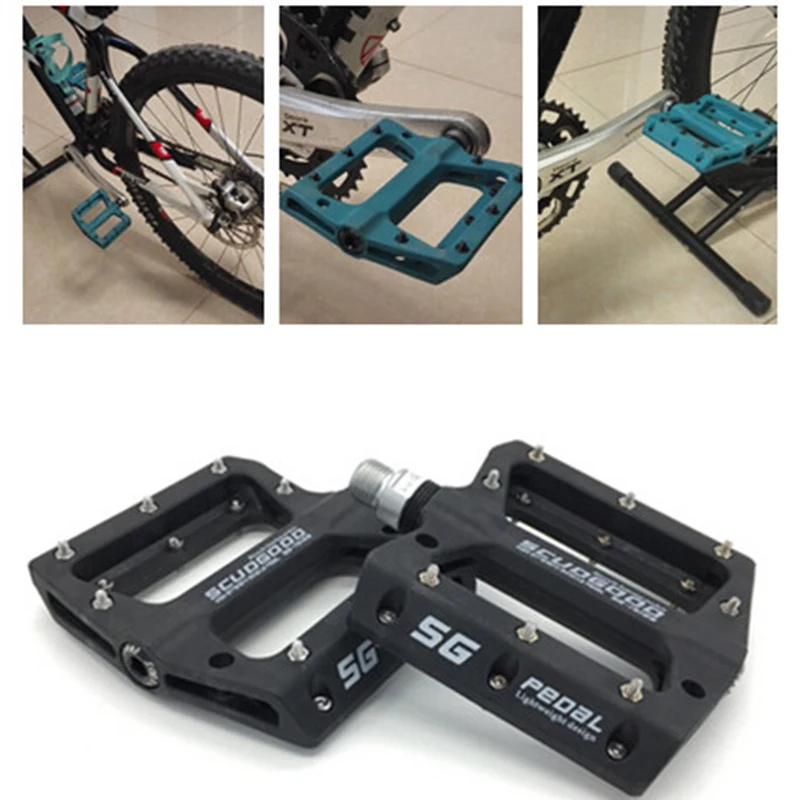

Pedales Bicicleta MTB Mountain Bike Bicycle Pedals Fiber Big Foot Road Bike Bearing Pedal Accesorios Bicicleta Mountain Bike
