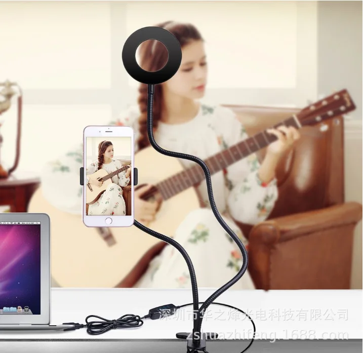 Clip Ring Light with phone holder (17)