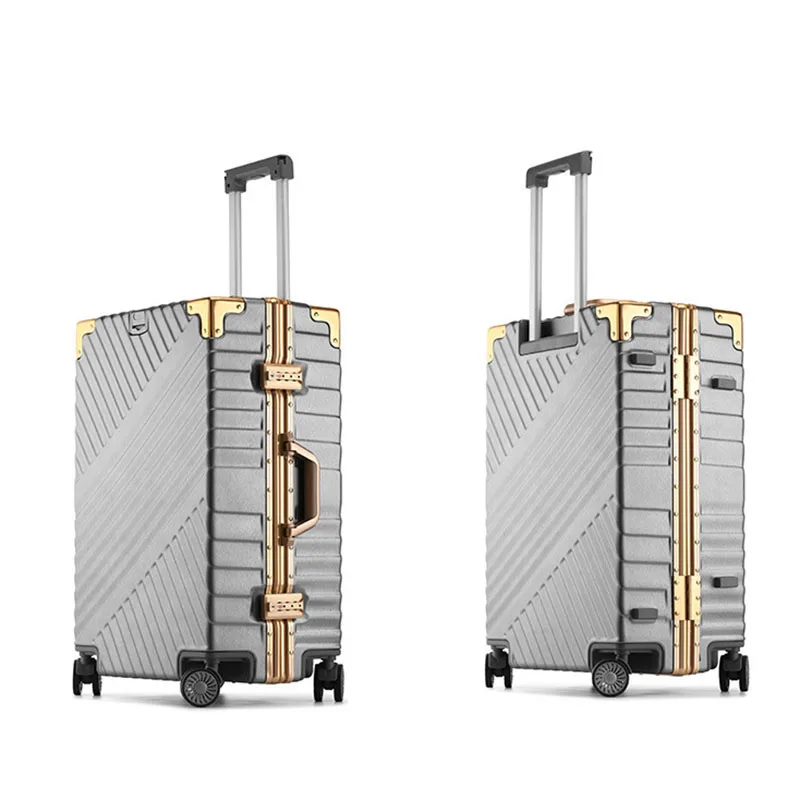 20″24″26″29″ Vintage Rolling hardside luggage travel suitcase with wheels handles Custom laser engraving