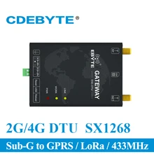 E90-DTU(400SL30-GPRS) 433 МГц GPRS 1 Вт LoRa SX1268 USB интерфейс беспроводной передачи данных модем Sub G приемник GPRS модуль