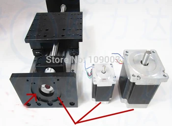 

Ballscrew linear slides GX150*155mm 1605 800mm Effective Travel Nema 23 Stepper Motor Stage Linear Motion double block