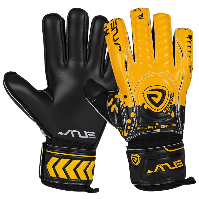 

Men women kids professional goalkeeper gloves sports football thicken 5 finger save protect guard goalie soccer gloves 4mm latex