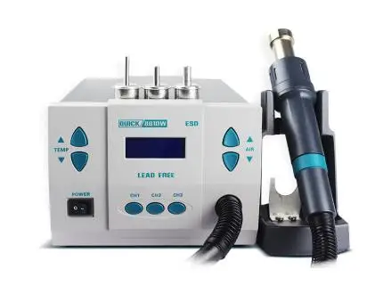 

Wholesale 3PCS QUICK861DW Rework station 1000W high power leadfree hot air gun