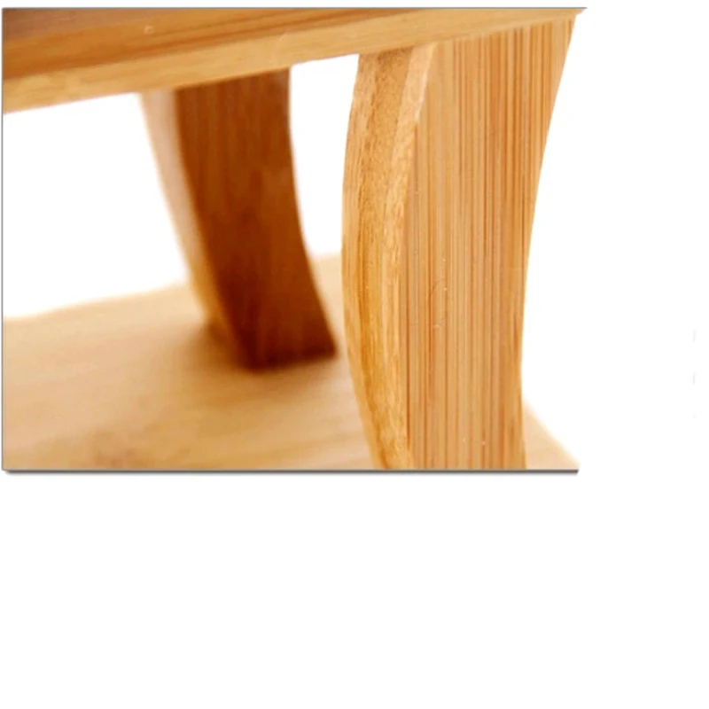 Creative R-shape Bamboo Kitchen Knife Holder Multi-purpose Scissor Cutting Tool Storage Racks Knife Block Wood Knife Stand