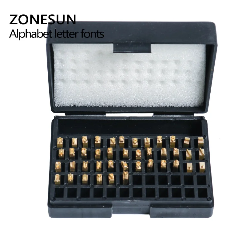 ZONESUN A Z 0 9 буквенный номер горячая буква для кодовой ленты печатная машина|letters