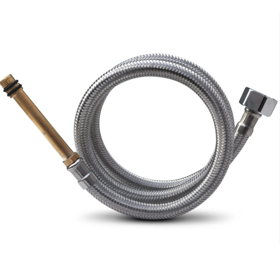 

Braided 304 Stainless Steel Bathroom Kitchen Faucet plumbing Pipe Hose G1/2" 60cm 80cm 2pcs/lot