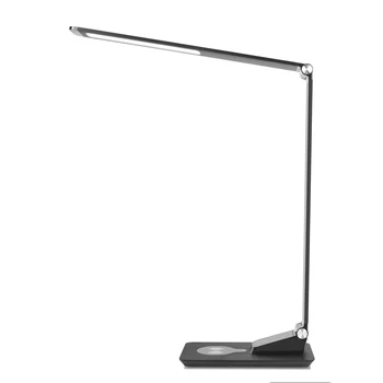 

LED Desk Lamp Wireless Charger 3 Modes Touch Control Dimmable Eye-caring LED Reading Table Light With USB Charging Port