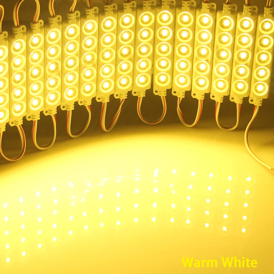 1000 шт./лот 2017 новые SMD 5730 Светодиодные модули DC 12V 5 Leds водонепроницаемые IP65