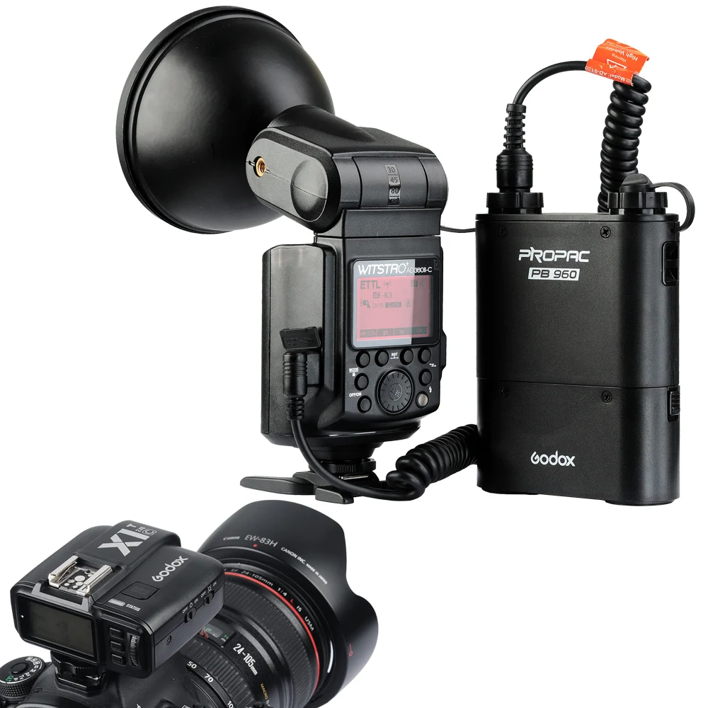 Godox WITSTRO AD360II N TTL 360 Вт/с беспроводной контроль мощности наружный светильник для