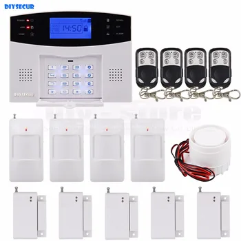 

DIYSECUR Wireless Gsm Sms Sim Alarm System 900/1800/1900Mhz Timely Control Arm/disarm