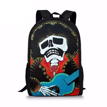 

Cool Skull 3D Cartoon Printing Women's Backpack Men Shoulder Backpacks Teens Boys Girls Funny Rucksack Casual Mochilas