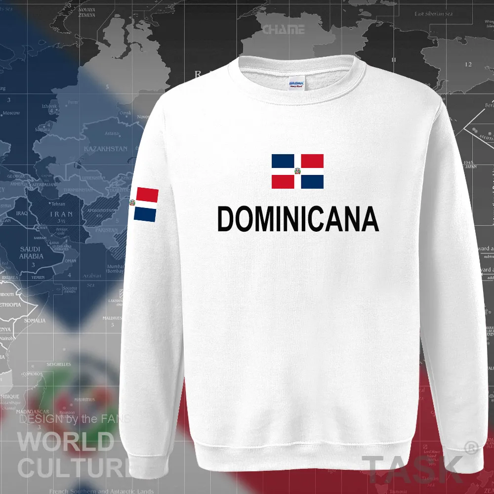 Dominicana DOM, мужская толстовка с капюшоном, новинка, уличная одежда, Национальный спортивный костюм, футболист, Спортивная