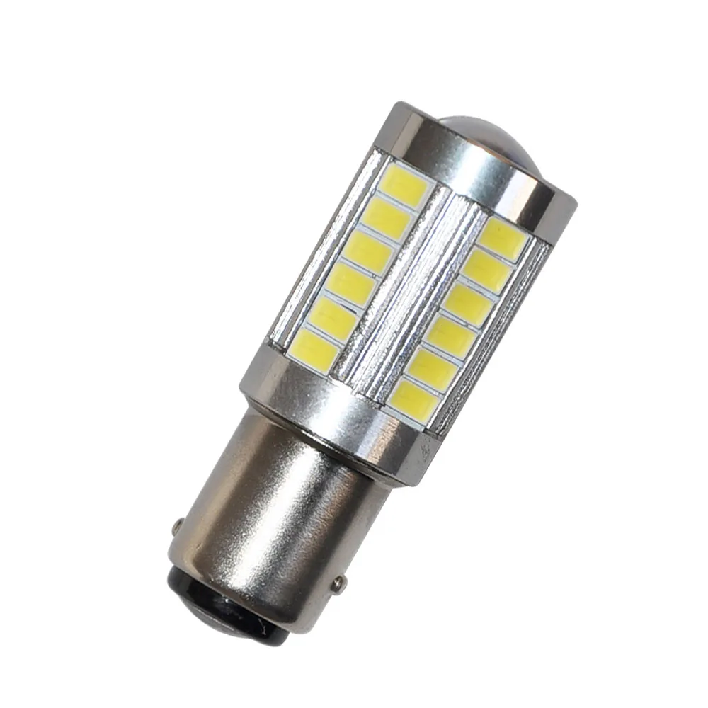 1pcs BAY15D Brake Bulbs 1157 33 SMD 5730 LED White RV LED Light Lamp