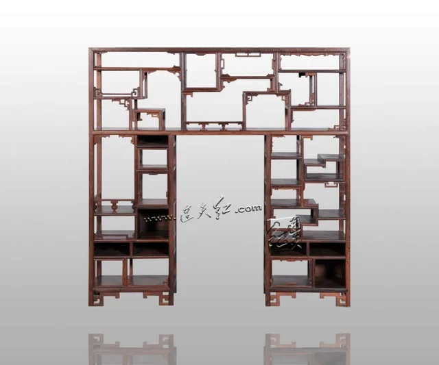 Best Quality Small Decorative Items Showing Stand Redwood Curio Shelves Rosewood Bookcase China Antique Living Room Filing Cabinets Cupboard 