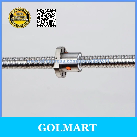

Zero Backlash guide Ball screws 2505 -L 2650mm + 1pcs SFU2505 single ballnut for CNC with end machining FK20 / FF20