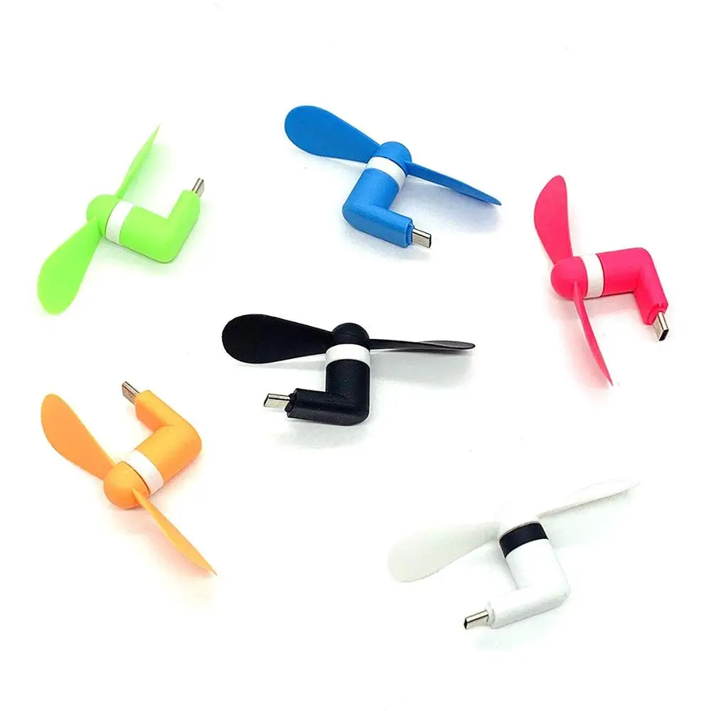 EHuuGie 6 Packs USB Type C Mini Fan for Cell Phones Portable Hand LG G5 g6 galaxy S10.Note 9/Note 8 | Компьютеры и офис