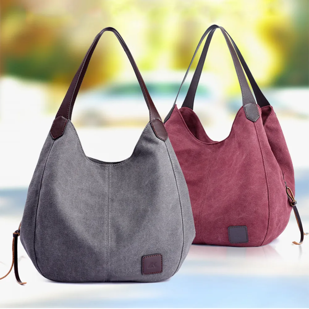 Женские холщовые сумки, винтажные высококачественные женские вместительные Сумки на одно плечо, вместительные сумки Bolsas Feminina F952