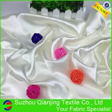 Недавно Дизайн Специальное предложение вплетены Блестящие Белый сатин Материал