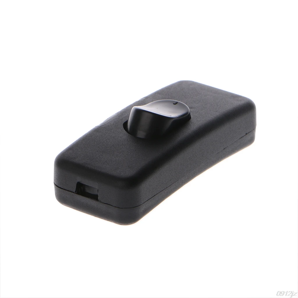 

Universal Switches AC 110-250V 2A Inline Lighting Lamp Plastic In Line Cord Rocker Switch New Drop ship Dls HOmeful