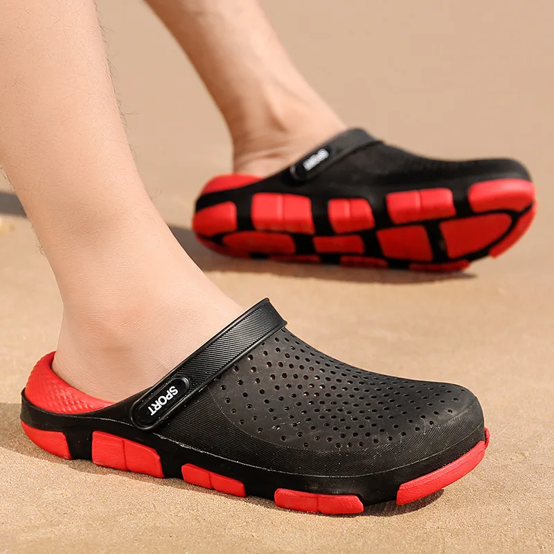 

Summer Breathable Men's Sandals Soft Leather Casual Shoes Comfortable Flats Man slippers Roman Style Beach Sandals hjm89