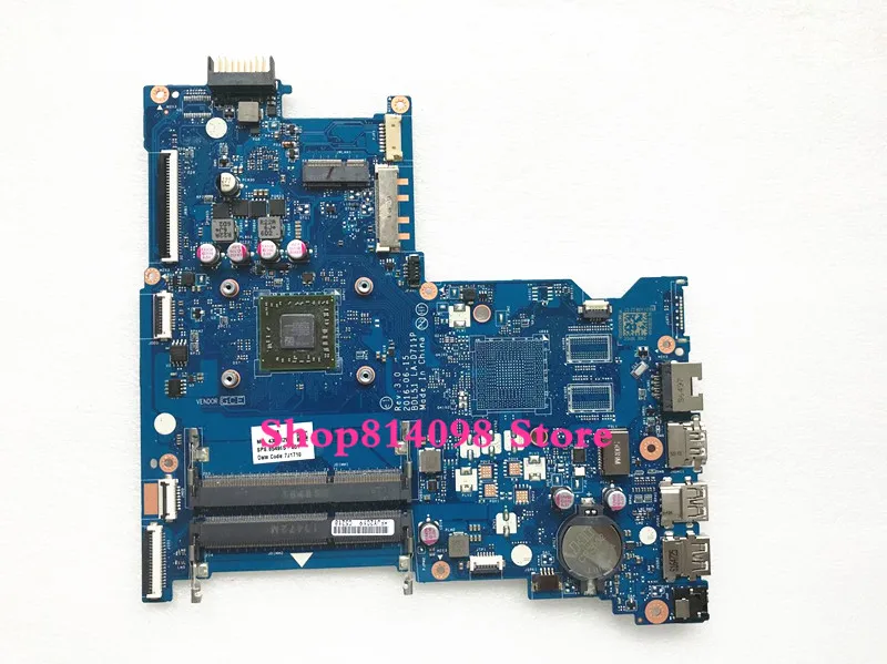 

854965-601 854965-501 LA-D711P 854965-001 for HP 15-BA 15Z-BA 15-BA026CA Laptop motherboard A6-7310 fully Tested