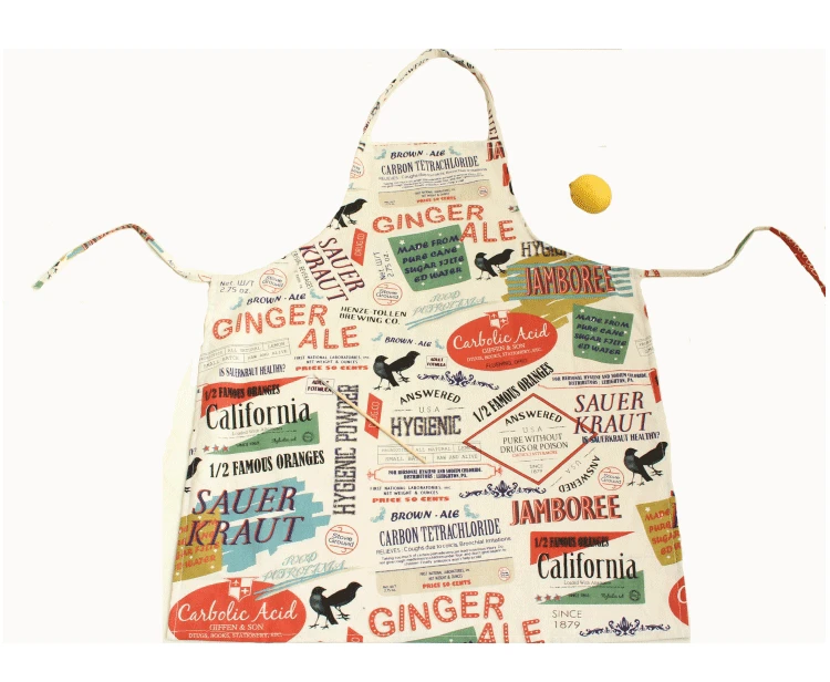 

Free Shipping Style Graffiti Cooking Apron Back Tankinis Chef Apron