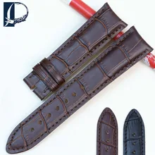Pesno New Watchbands 20mm Crocodile Alligator Grain Genuine Calfskin Calf Leather Watch Band Strap for Vacheron-Constantin